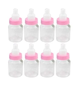 Baby Shower Favor 36 Pack Pink Mini Milk Bottle Party Favor Gift Bag Boxes 1.5" - Picture 1 of 2