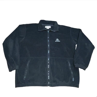 Colorado Timberline Zip Up Fleece Jacket Acura Logo Black Embroidered Size XL - Image 1 of 4