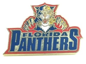 Florida Panthers Cat Mascot Logo NHL Hockey Peter David Collectible Lapel Pin - Picture 1 of 5