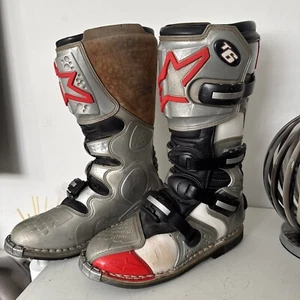 ALPINESTARS Tech 6 Boots Motocross Motorcycle MX Boots Size Uk 10 / 10.5 - Picture 1 of 11