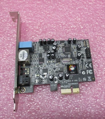 SIIG IC-510211-S1 PM4CM8828X2C BN81520X DP SOUNDWAVE 5.1 PCIE CARD - Image 1 of 4