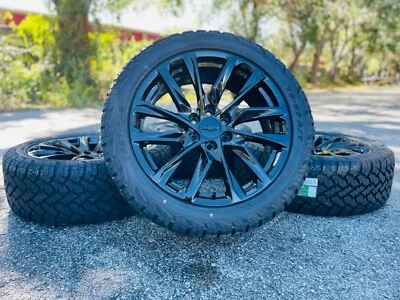 22" Black 2024 Cadillac Escalade Wheels Rims Tires 2023 Escalade Onyx Wheel 2022 - Изображение 1 из 4