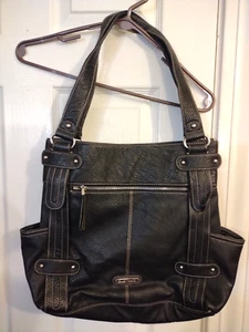 Women's large Black ELLEN TRACY Handbag - Picture 1 of 4