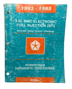 1993 1994 1995 POWERTRAIN DIAGNOSTIC PROCEDURES 3.0L MMC SFI - Picture 1 of 12