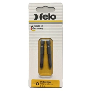 Felo Bit E 6,3 Industrie Phillips PH 2 x 50 2-tlg. Blister - Bild 1 von 1