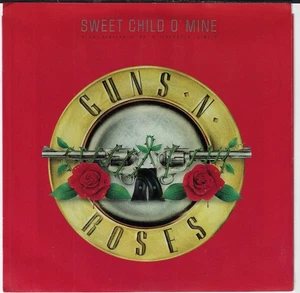 GUNS N' ROSES/SWEET CHILD O' MINE/IT'S SO EASY 7" W/ PIC SLEEVE VG+/VINYL NM - Picture 1 of 3