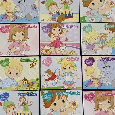 12 Precious Moments 24 Piece Mini Puzzles Party Favor Gifts Sunday School Church - Image 1 of 4