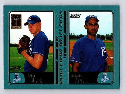 2001 Topps - Draft Picks Brian Bass, Odannis Ayala #747 (RC) - Image 1 of 2