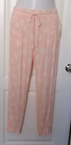 Alfani Pajama Bottom Size Small coral print tie string - Picture 1 of 3