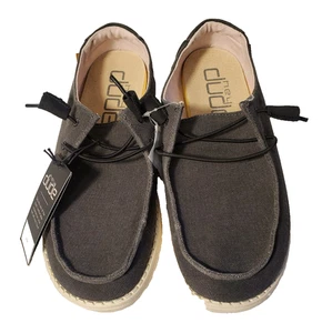Hey Dude Women's Size 10 Wendy Chambray Off Black Shoes New - Picture 1 of 10