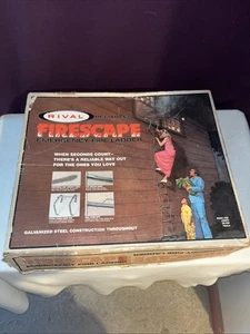 Rival FIRESCAPE Metal Emergency Escape Fire Ladder Two Story 15 Foot Model 9015 - Picture 1 of 5