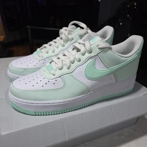 Size 9.5 - Nike Air Force 1 Low Mint Foam Mint green White Leather (FZ4123-394) - Picture 1 of 9