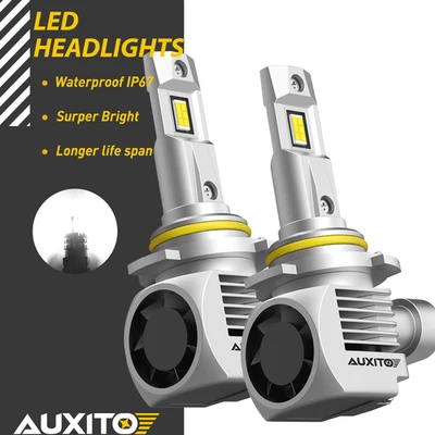 Пара 9005 светодиодных фар супер комплект яркие лампы белый 6000K 30000LM дальнего/ближнего света - Изображение 1 из 4