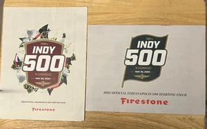 Indianapolis 500 - 2024 & 2025 Starting Field Line Ups - Picture 1 of 5