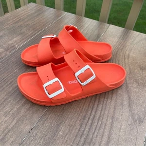 Sandalias Birkenstock naranja brillante talla 39 - Imagen 1 de 6
