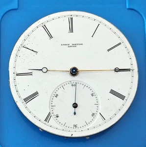 LOUIS MATILE LOCLE 38mm Uhrwerk (Unruh läuft beim Drehen) Lot725 - Bild 1 von 4