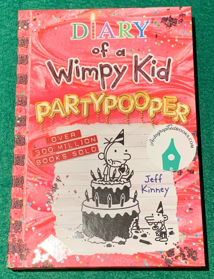 Diary of A Wimpy Kid #20 Partypooper by Jeff Kinney SIGNED 1st/1st HC 2025 - Image 1 of 4