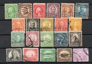 Sello de Estados Unidos #632-642 y 692-701... Perfecto 11 x 10,5... Usado - Imagen 1 de 1