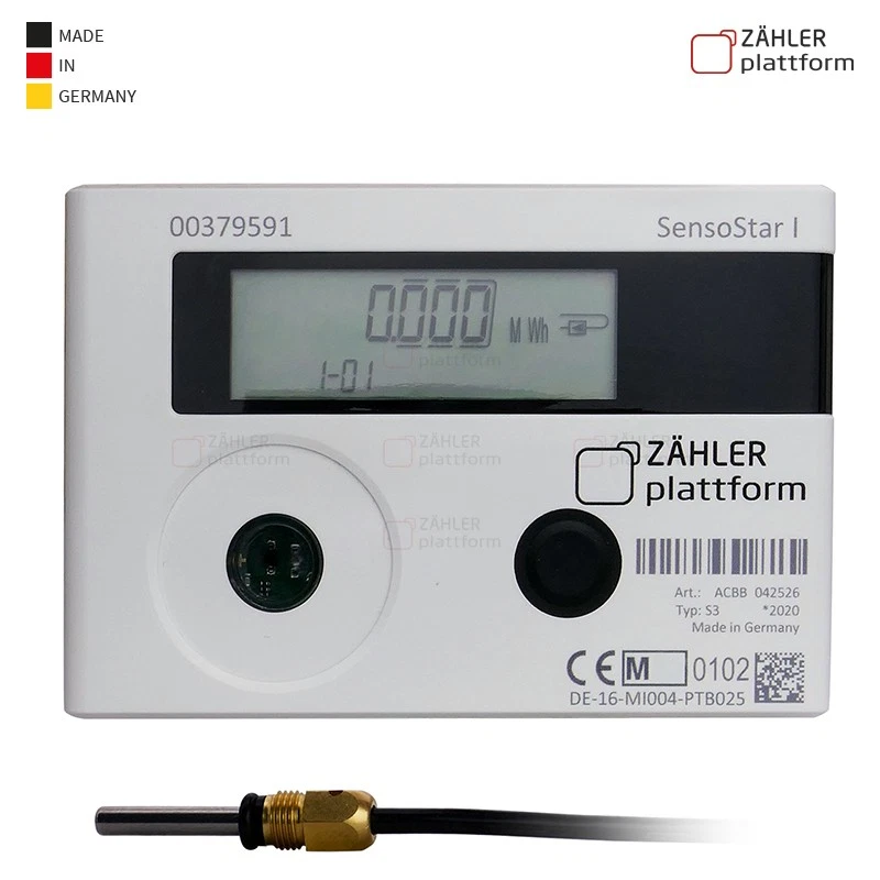 SENSOSTAR I (ISTA) Wärmezähler Engelmann SensoStar I TF 5,0 Eichung 2025 Koax 2 Zoll Ista Sensonic