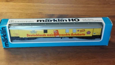 Märklin H0 4121 Ausstellungswagen Shell Atlas Gelb neuw. in OVP - Bild 1 von 4