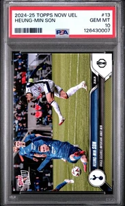 2025 TOPPS NOW UEL HEUNG MIN SON TOTTENHAM HOTSPUR PSA 10 POP 3 KOREA EUROPA - Bild 1 von 2