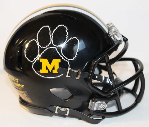 2019  Mizzou Missouri Tigers Spring Custom Riddell Mini Helmet Cover