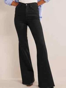 BODEN Super Flare Jeans Size 27 x32 Ultra High Rise Exaggerated Skinny Flare NEW - Picture 1 of 16