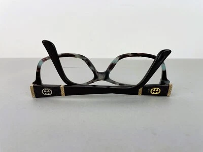 GUCCI GG3559 MKB 53 мм синий Гавана коричневый GG очки оправы Италии RX б/у - Изображение 1 из 4