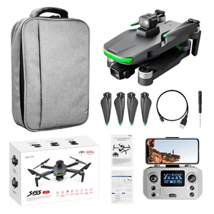 6KM Flight Three-axis Gimbal HD Drone GPS Return 5G Relay Image Trans Quadcopter - Picture 1 of 16