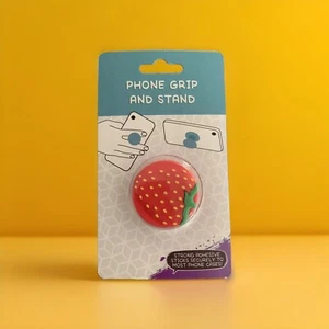 Cell Phone Holder Pop It - Strawberry - Trending Valentine’s Day Gift - New - Zdjęcie 1 z 1