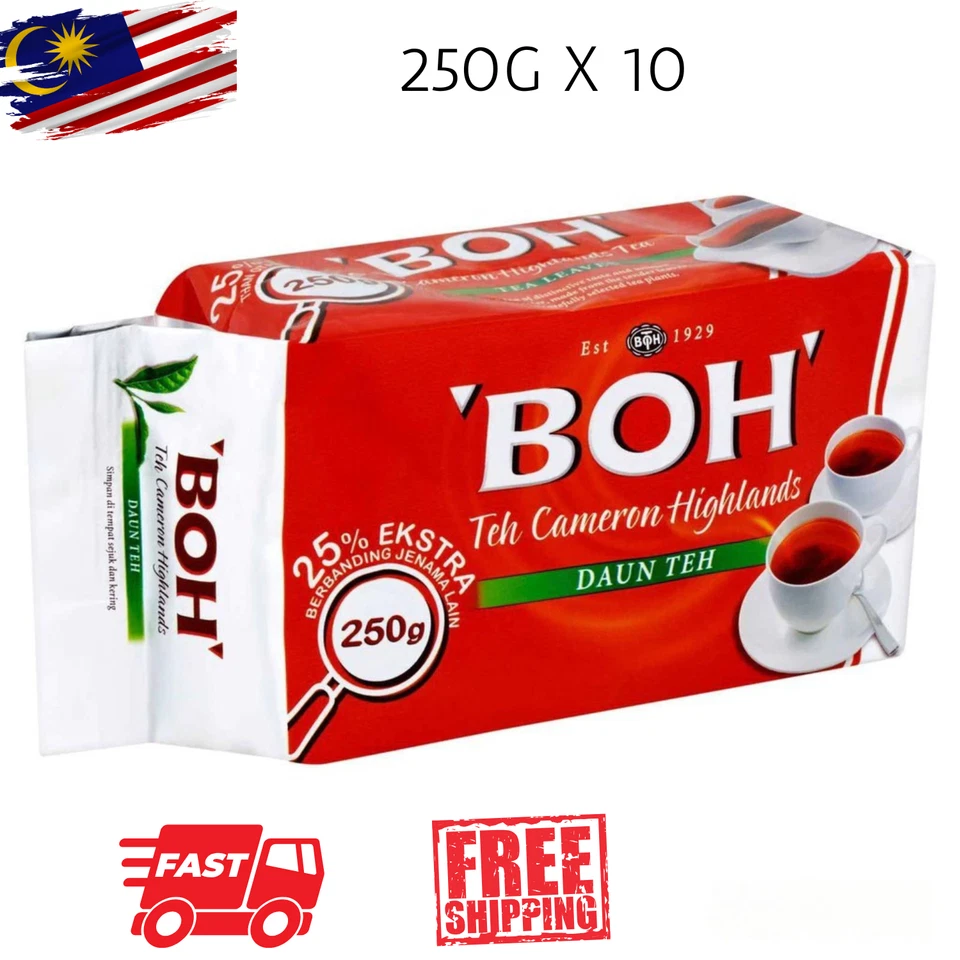 BOH Plantation Cameron HIGHLANDS Tea Leaves 250g Refresh Revitalise