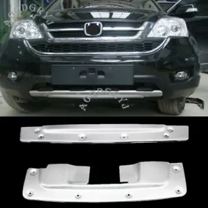 Protector de placa de deslizamiento de placa de parachoques delantero trasero de aluminio para Honda CRV CR-V 2010-2011 - Imagen 1 de 3