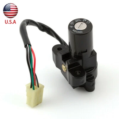 For Suzuki GS500 1988-2000 Katana 750 1989-1997 Ignition Switch Lock Key Motor - Image 1 of 4