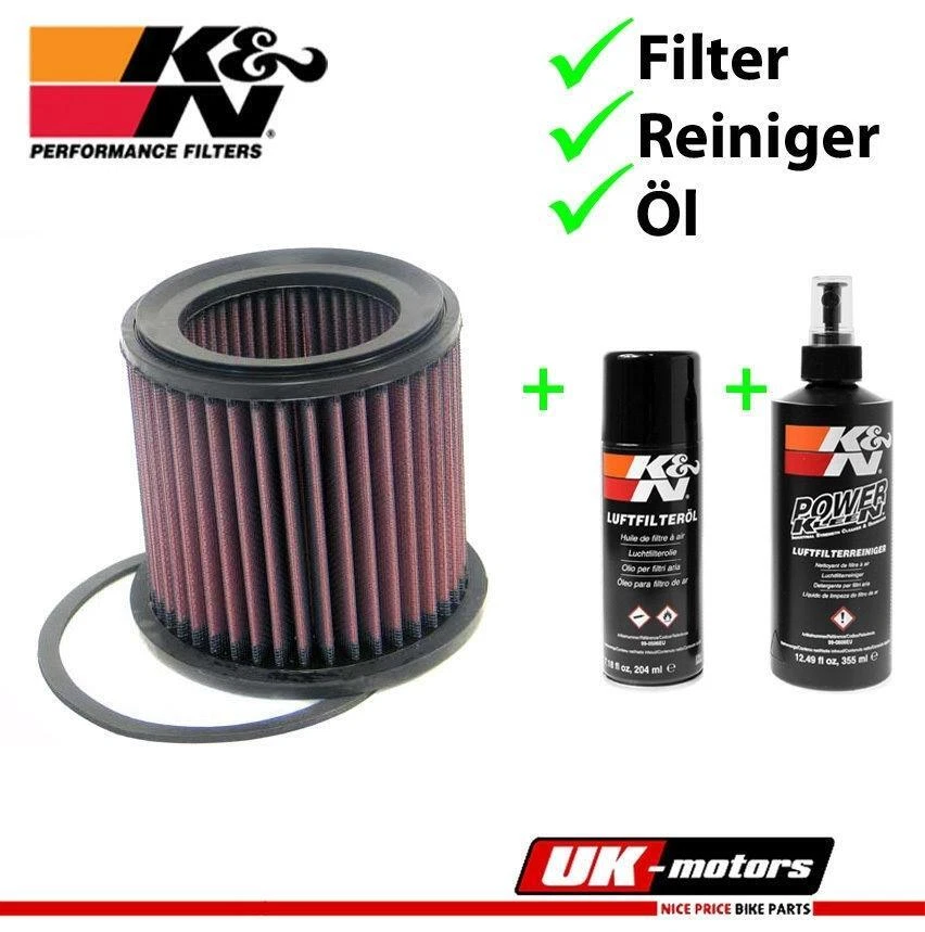 K&N Ricambio Aria + Set Pulizia per Suzuki Lt-A 700 X Kingquad 4X4 2005-200 - Immagine 1 di 1