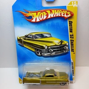 2009 Hot Wheels #15 neue Modelle CUSTOM '53 CADILLAC Gold Variation mit LaceSp - Bild 1 von 7