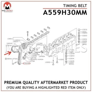 CORREA DE DISTRIBUCIÓN A559H30 MM NISSAN RD28 PARA LAUREL SKYLINE 2,8 LTR 1983-95 - Imagen 1 de 1