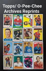2001-02 Topps / O-Pee-Chee Hockey Archives Reprints Singles U-PICK - Picture 1 of 42