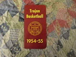 1954-55 USC TROJANS BASKETBALL MEDIA GUIDE Yearbook 1953-54 FINAL 4 Program 1955 - Picture 1 of 10