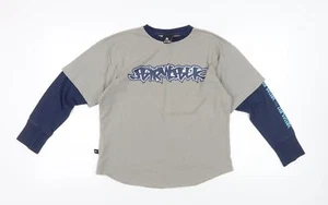Airwalk Boys Grey Graphic Long Sleeve T-Shirt 6 Years Regular - Picture 1 of 12