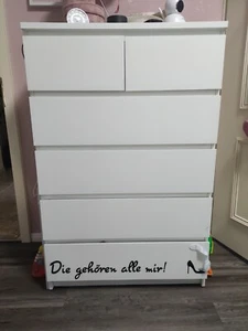 Ikea Malm Kommode 6 Schubladen Weiß - Bild 1 von 2