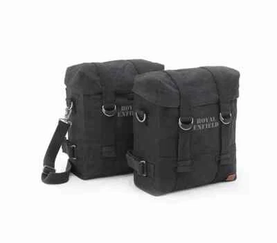 ROYAL ENFIELD Military Panniers, Black, 350/500 C5 Classic Fit For 1990619 - Image 1 of 2