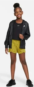 Nike Girl's DriFit Knit High-Rise Shorts (Little Kids/Big Kids) Size M - Picture 1 of 5