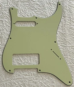 New Great-For Fender 8 hole Stratocaster With P90 Pickup Guitar Pickguard Green - Picture 1 of 5
