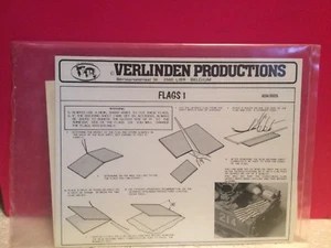 VERLINDEN SUPERBE DECALCOMANIE FLAGS 1 NEUF SOUS BLISTER - Picture 1 of 2