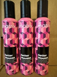 NEW Matrix SETTER MOUSSE For Setting & Conditioning 8.2 oz set of 3 FREE SHIP! - Picture 1 of 4