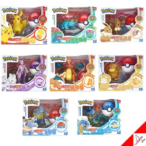 Pokemon Pikachu Changing Figure & Monster Ball 8-Type Korean -100% Authentic - Picture 1 of 50