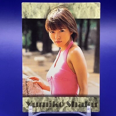 Yumiko Shaku Japanese Gravure Idol Trading Card No.53 Made In Japan F/S - Image 1 of 4