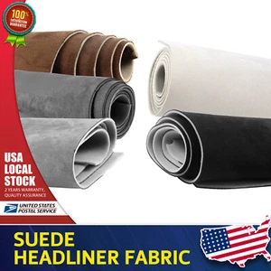 Headliner Foam Fabric Upholstery Roof Liner Repair Suede Renovation NEW - Picture 1 of 29