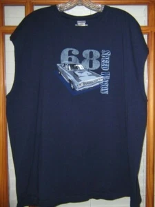Men's 2XL 68 Speed Wagon Sleeveless T-shirt Blue No Boundaries - Picture 1 of 5