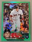 Triston Casas 2023 Topps Chrome Green Refractor /99 Rookie Rc Red Sox